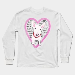 Love U Bully Bull Terrier Long Sleeve T-Shirt